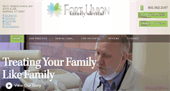 Desktop Screenshot of fortunionfamilydental.com